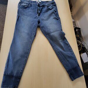 Lane Bryant- size 18- mid-rise skinny jeans